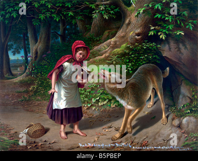 Little red riding hood - rotkaepchen Banque D'Images