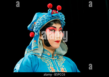 Portez à l'acteur féminin célèbre Chinese Opera (Opéra de Pékin), Beijing, Chine Banque D'Images