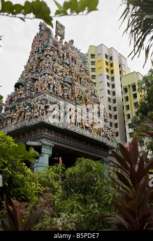 Temple Sri Veeramakaliamman Singapour Banque D'Images