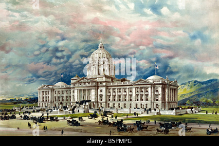 Helena Montana State Capitol Building Banque D'Images