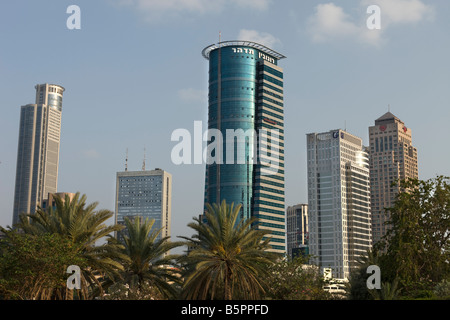 RAMAT GAN ISRAËL TEL AVIV SKYLINE Banque D'Images