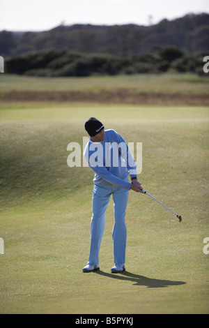 ST ANDREWS SCOTLAND Oct 2n ancien capitaine de cricket de l'Angleterre Michael Vaughan en compétition dans le championnat Dunhill Links l'ancien Banque D'Images