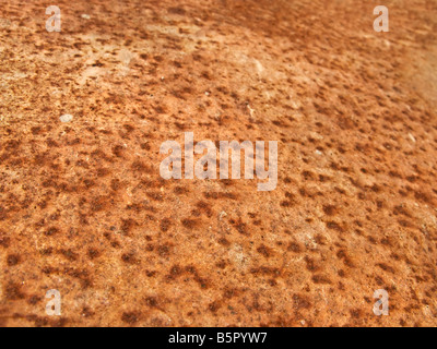 Rusty metal surface. Résumé fond texture. Banque D'Images