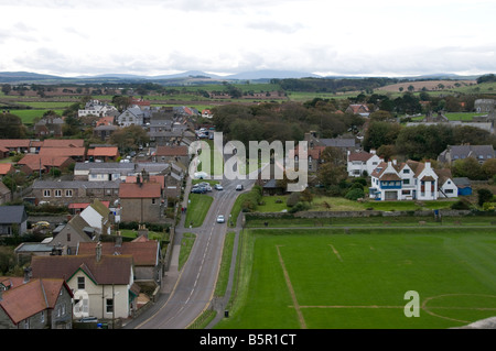 Village de Bamburgh Northumberland. Banque D'Images