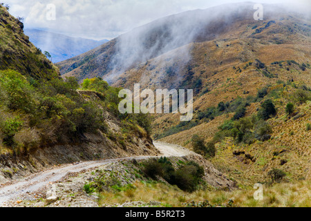 Route dans les Andes Banque D'Images