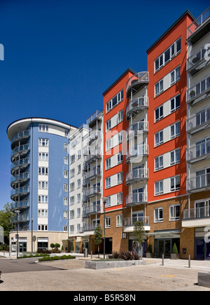 Appartements Beaufort Park à Hendon le nord de Londres sur l'ancien site de l'aérodrome de Hendon RAF Banque D'Images