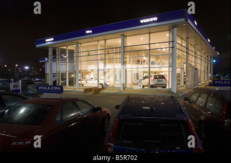 Showroom Volvo - Milton Keynes - Buckinghamshire Banque D'Images