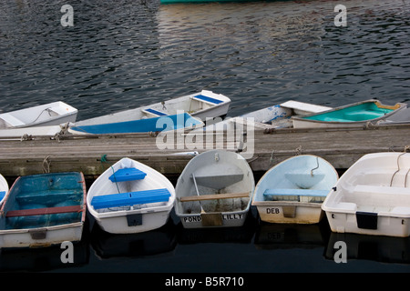 Des chaloupes à Perkins Cove Maine Banque D'Images