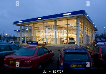 Showroom Volvo - Milton Keynes - Buckinghamshire Banque D'Images