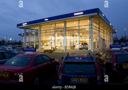 Showroom Volvo - Milton Keynes - Buckinghamshire Banque D'Images