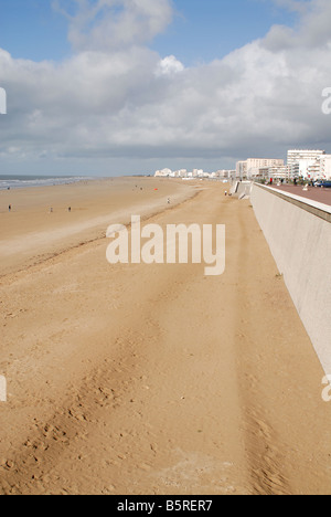 Plage de St Jean de Monts, Vendée, France Banque D'Images