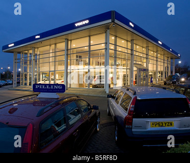 Showroom Volvo - Milton Keynes - Buckinghamshire Banque D'Images