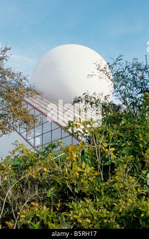 Le Futuroscope, parc à thème scientifique près de Poitiers, France, La Cité de numérique. Banque D'Images