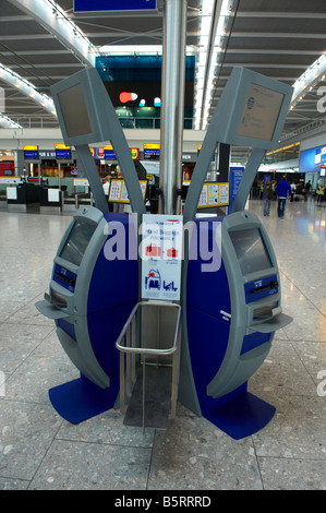 Terminal 5 de Londres Heathrow Airport UK Banque D'Images