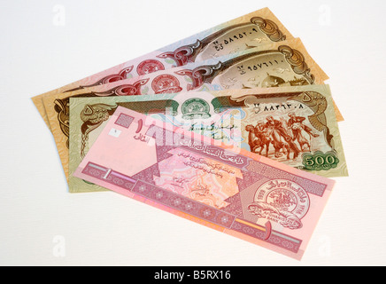 Les billets de banque l'Afghanistan Banque D'Images