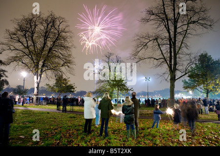 D'ARTIFICE Clapham Common London UK Europe Banque D'Images
