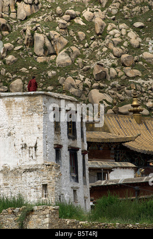 Drepung, près de Lhassa, Tibet Banque D'Images
