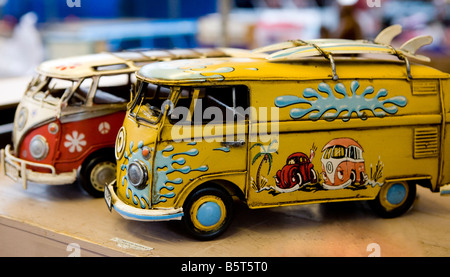 VW modèle Camping-cars Street Market Cambridge UK Europe Banque D'Images