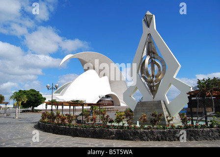 Auditorio de Tenerife, Avenida de la Constitucion, Santa Cruz de Tenerife, Tenerife, Iles Canaries, Espagne Banque D'Images