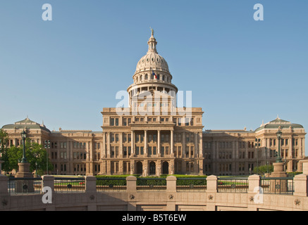 Austin Texas Hill Country State Capitol Building construit 1888 côté nord Banque D'Images