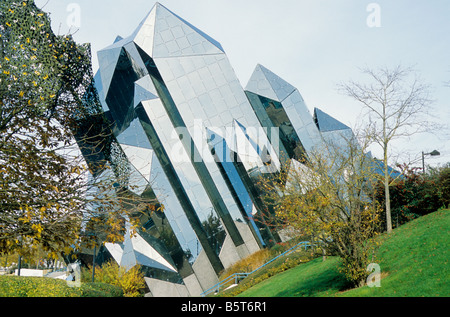 Le Futuroscope, parc à thème scientifique près de Poitiers, France, Kinemax building Banque D'Images