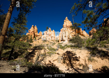 Queens Navajo Trail Bryce Canyon National Park Utah Banque D'Images