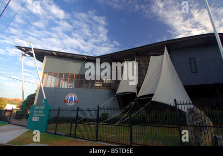 Gab Titui, le détroit de Torres Centre culturel sur l'île Thursday, détroit de Torres, le nord du Queensland, Australie Pas de PR Banque D'Images