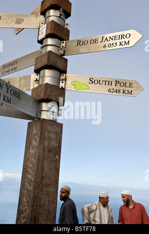 Afrique du Sud, la zone autour de la ville du Cap du phare de Cape Point à l'intérieur du Parc National de Table Mountain Banque D'Images