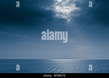 Ciel et mer paysage Banque D'Images