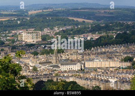 Un aperçu de la ville de Bath en Angleterre Somerset Banque D'Images