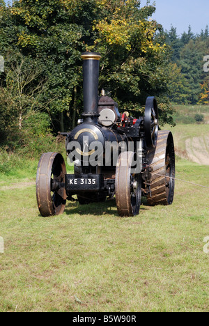 Surrey County Labour Country Fair Labour vapeur Fowler Nom moteur fabricant français général John Fowler Co Leeds Banque D'Images