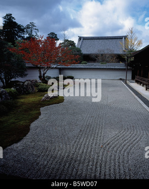 Hojo-In Nanzen-Ji Kyoto. Jardin zen Banque D'Images