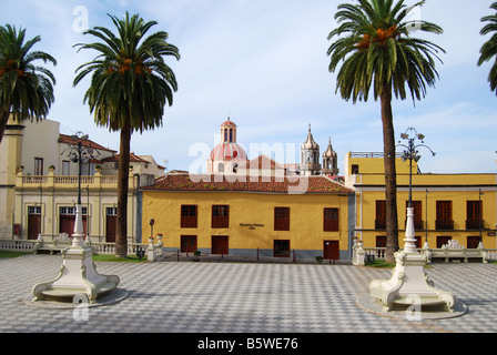 Plaza del Ayuntamiento, La Orotava, Tenerife, Canaries, Espagne Banque D'Images