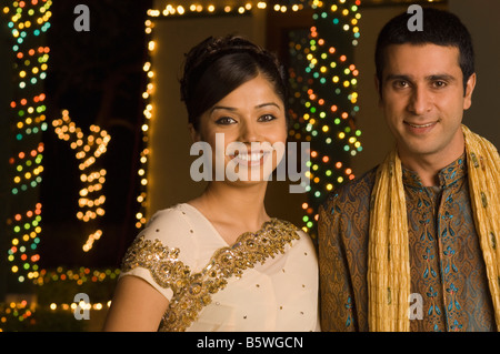 Portrait of a woman smiling Banque D'Images