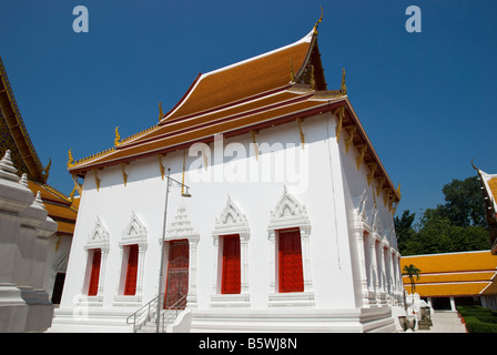 Wat Mahathat Yuwaratharangsarit Ratchaworamahawihan près de Sanam Luang à Bangkok en Thaïlande Banque D'Images