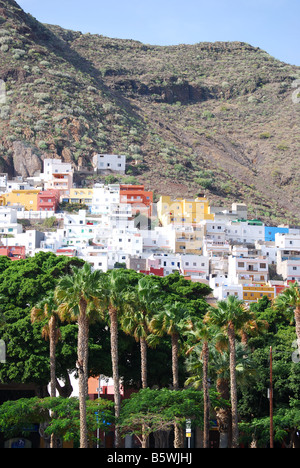 Village de San Andres à flanc de colline, près de Santa Cruz de Tenerife, Tenerife, Iles Canaries, Espagne Banque D'Images