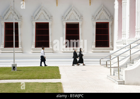 Wat Mahathat Yuwaratharangsarit Ratchaworamahawihan près de Sanam Luang à Bangkok en Thaïlande Banque D'Images