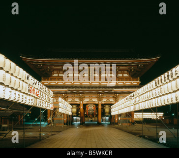 Tokyo Asakusa Temple Senso-Ji Banque D'Images