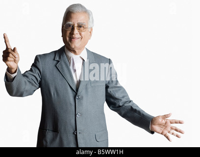 Portrait d'un avocat smiling Banque D'Images