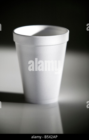 Styrofoam cup de café Banque D'Images