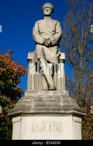 Statue du maréchal allemand Helmuth von Moltke l'ancien (1800-1891) à Berlin, Allemagne Banque D'Images