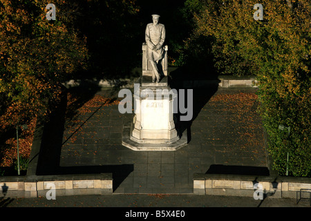 Statue du maréchal allemand Helmuth von Moltke l'ancien (1800-1891) à Berlin, Allemagne Banque D'Images