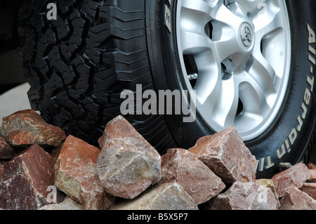 Roue de camion Banque D'Images