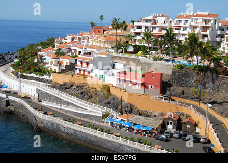 Appartements en bord de mer, Puerto de Santiago, Tenerife, Canaries, Espagne Banque D'Images