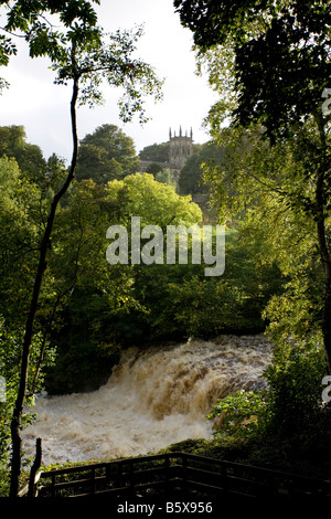 Aysgarth Falls Wensleydale Yorkshire Banque D'Images