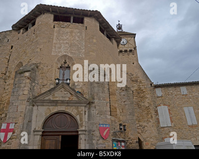 Ville Mercadiel église à Penne d'Agenais Lot et Garonne France Banque D'Images