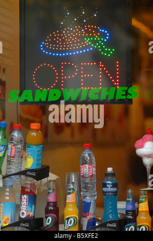 Sandwich Shop à Canterbury, Kent Banque D'Images