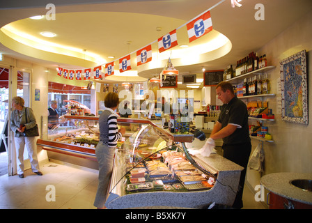 Boutique poissons Walcheren Domburg Zélande Pays-Bas Banque D'Images