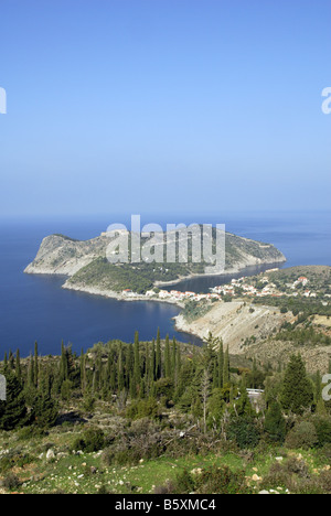 Assos, Céphalonie en Grèce Îles Ioniennes Banque D'Images