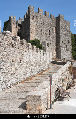 Castello di Venere, Erice, Sicile Banque D'Images